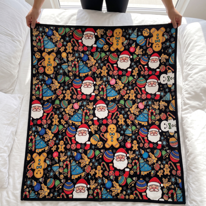 CozyMas Christmas Coloring Blanket
